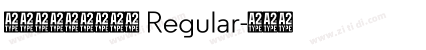 横竖撇捺哎呦不错哦 Regular字体转换